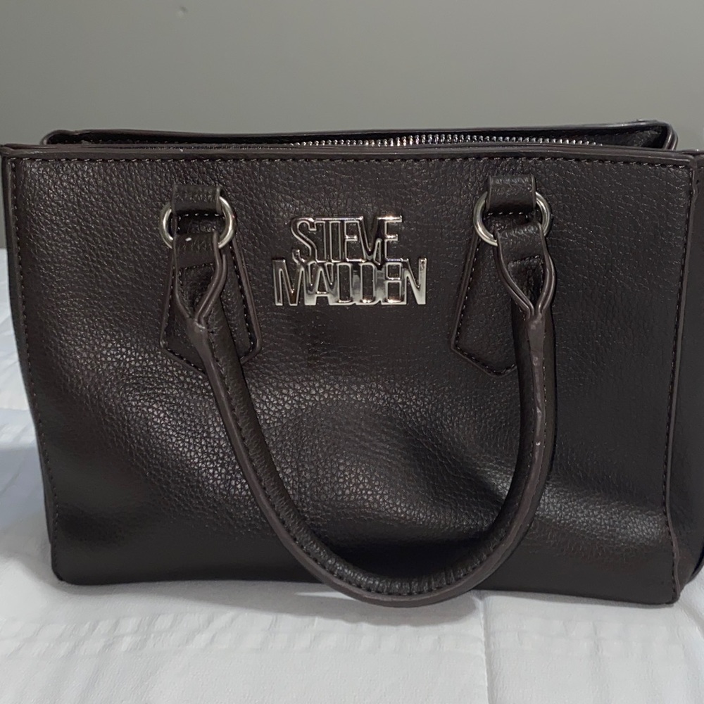 Steve Madden Dark Brown Satchel